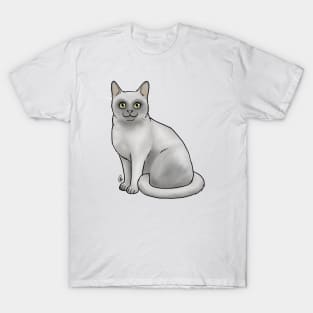 Burmese Cat - Platinum T-Shirt